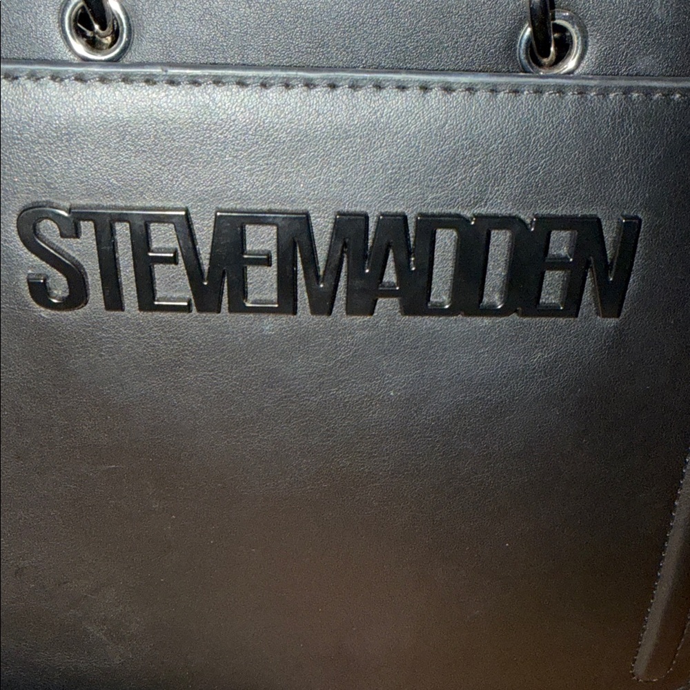 Steve Madden Black Messenger Bag for Men - Picture 6 of 8
